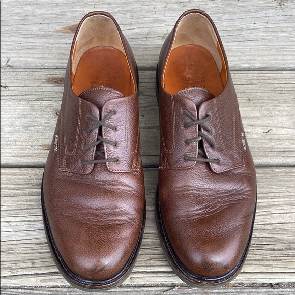 Mephisto Marlon Chestnut Brown Leather Lace Up Shoes Men\'s Size 9.5 main image 9